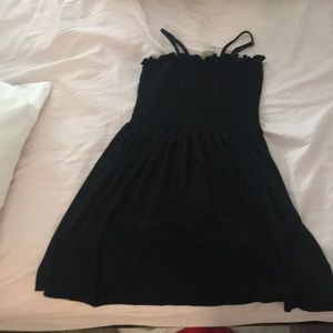 black casual dress mini